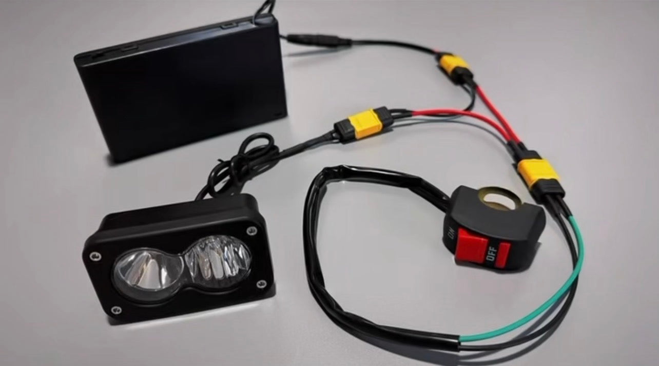 Silver/Golden High Quality Baja Light Kit with an On/Off Switch