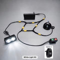Silver/Golden Baja Light Combo + Surron Horn with a 2 Option Switch and our logo on it