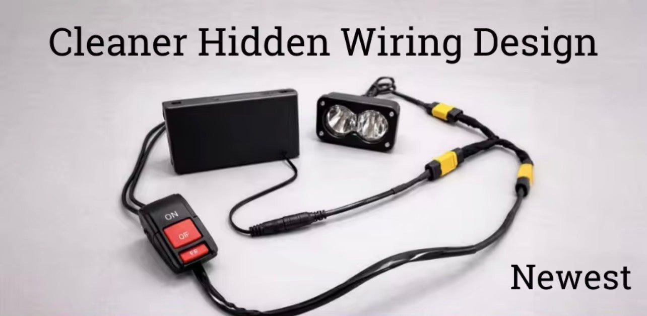 Silver/Golden High Quality Baja Light Kit with an On/Off Switch